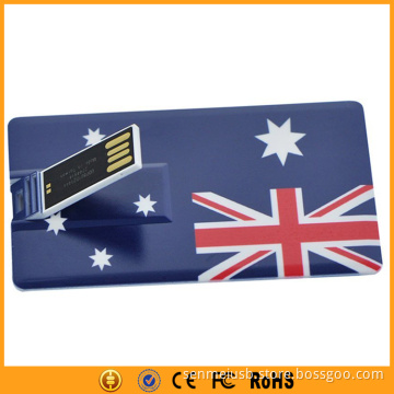 Wholesale Ultra Slim Plastic Credit Card Pen Drive 8GB 16GB 32GB